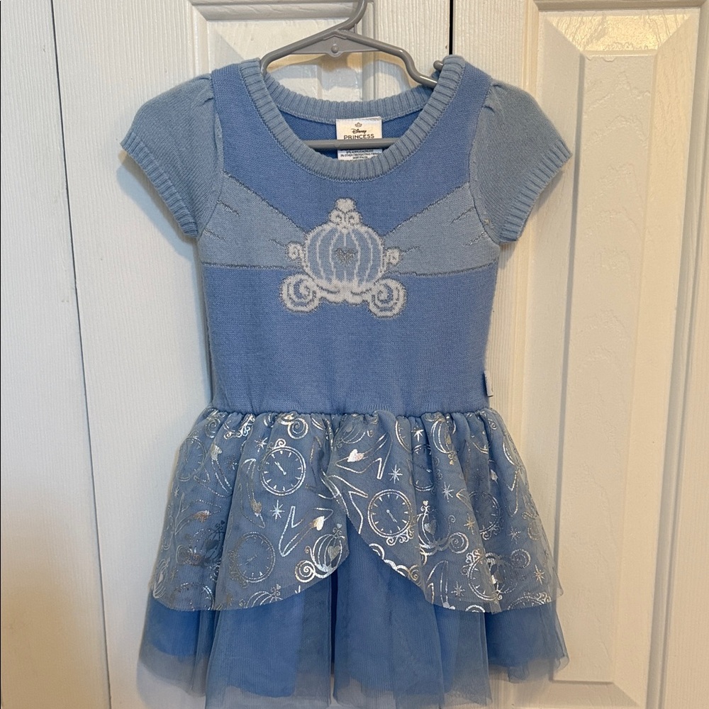 Disney Blue Cinderella Carriage Princess tutu Dress